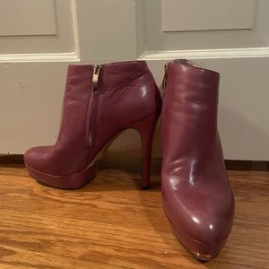 vince camuto platform leather booties